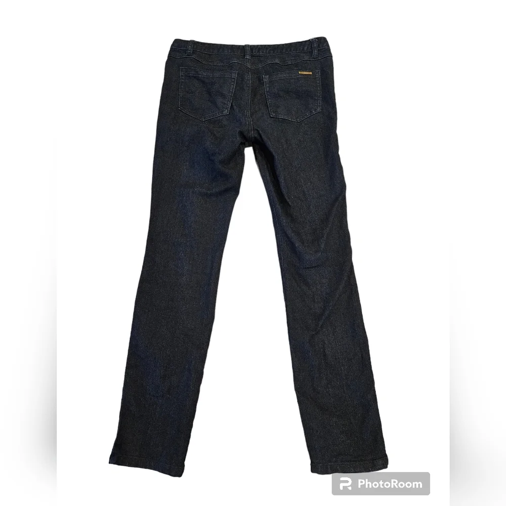MICHAEL KORS Dark Wash 5-Pocket Cropped Straight Leg Jeans | SZ 4